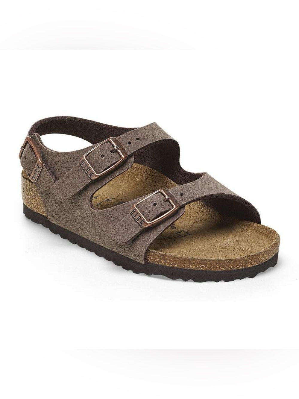Little Kid Adjustable Double-Strap Birkenstock Roma Sandal - Brown
